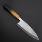 Deba Silver Steel #3 Kasumi Yaki Urushi Handle 180mm (7”)-[Musashi]-[Japanese-Kitchen-Knives]