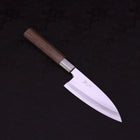 Deba Silver Steel #3 Walnut Handle 135mm (5.3”)-[Musashi]-[Japanese-Kitchen-Knives]