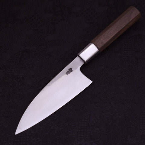 Deba Silver Steel #3 Walnut Handle 150mm (5.9”)-[Musashi]-[Japanese-Kitchen-Knives]