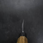 Deba VG-10 Damascus Buffalo Teak Handle 165mm (6.5”)-[Musashi]-[Japanese-Kitchen-Knives]
