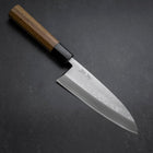 Deba VG-10 Damascus Buffalo Teak Handle 165mm (6.5”)-[Musashi]-[Japanese-Kitchen-Knives]
