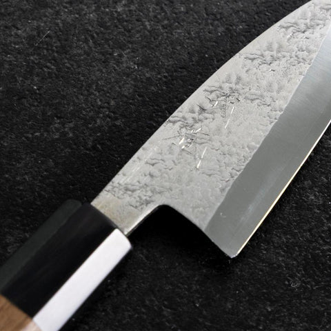 Deba VG-10 Nashiji Buffalo Walnut Handle 90mm (3.5”)-[Musashi]-[Japanese-Kitchen-Knives]