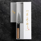 Deba VG-10 Nashiji Buffalo Walnut Handle 90mm (3.5”)-[Musashi]-[Japanese-Kitchen-Knives]