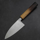 Deba VG-10 Nashiji Yaki-Urushi Handle 120mm (4.7”)-[Musashi]-[Japanese-Kitchen-Knives]