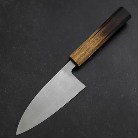 Deba VG-10 Nashiji Yaki-Urushi Handle 120mm (4.7”)-[Musashi]-[Japanese-Kitchen-Knives]
