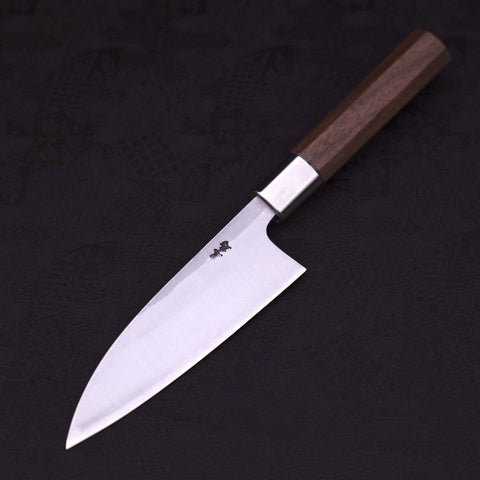 Deba White Steel #1 Walnut Handle 150mm (5.9”)-[Musashi]-[Japanese-Kitchen-Knives]