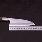 Deba White Steel #1 Walnut Handle 150mm (5.9”)-[Musashi]-[Japanese-Kitchen-Knives]