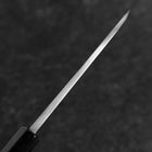 Deba White Steel #2 Kasumi Buffalo Ebony Handle 120mm (4.7”)-[Musashi]-[Japanese-Kitchen-Knives]