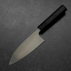 Deba White Steel #2 Kasumi Buffalo Ebony Handle 150mm (5.9”)-[Musashi]-[Japanese-Kitchen-Knives]