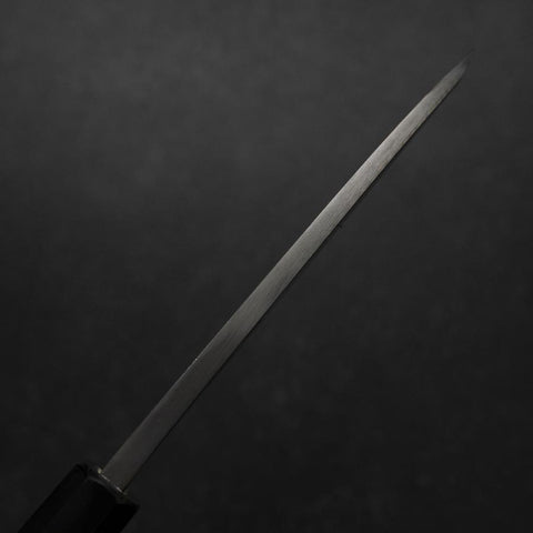 Deba White Steel #2 Kasumi Buffalo Ebony Handle 150mm (5.9”)-[Musashi]-[Japanese-Kitchen-Knives]