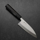 Deba White Steel #2 Kasumi Buffalo Ebony Handle 150mm (5.9”)-[Musashi]-[Japanese-Kitchen-Knives]