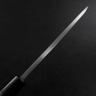 Deba White Steel #2 Kasumi Buffalo Ebony Handle 165mm (6.5”)-[Musashi]-[Japanese-Kitchen-Knives]