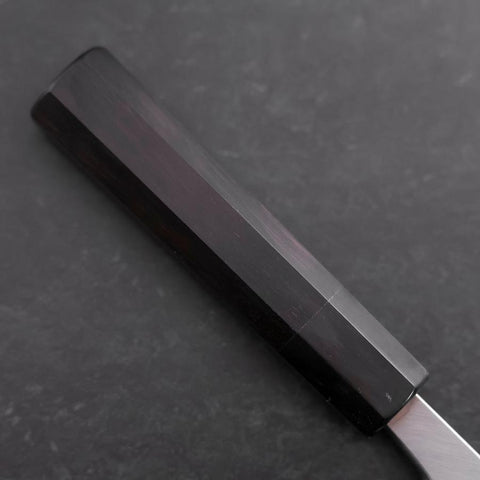Deba White Steel #2 Kasumi Buffalo Ebony Handle 165mm (6.5”)-[Musashi]-[Japanese-Kitchen-Knives]