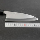 Deba White Steel #2 Kasumi Buffalo Magnolia Handle 165mm (Kurigata) (6.5”)-[Musashi]-[Japanese-Kitchen-Knives]