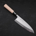 Deba White Steel #2 Kasumi Buffalo Magnolia Handle 180mm (7”)-[Musashi]-[Japanese-Kitchen-Knives]