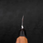 Deba White Steel #2 Kasumi Buffalo Teak Handle 150mm (5.9”)-[Musashi]-[Japanese-Kitchen-Knives]