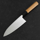 Deba White Steel #2 Kasumi Buffalo Teak Handle 165mm (6.5”)-[Musashi]-[Japanese-Kitchen-Knives]