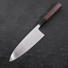 Deba White Steel #2 Kasumi Buffalo Wenge Handle 180mm (7”)-[Musashi]-[Japanese-Kitchen-Knives]