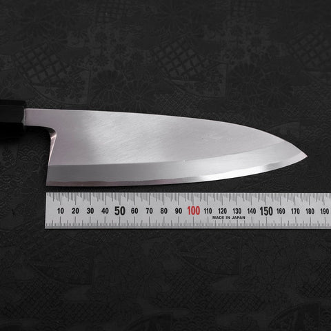 Deba White Steel #2 Kasumi Buffalo Wenge Handle 180mm (7”)-[Musashi]-[Japanese-Kitchen-Knives]