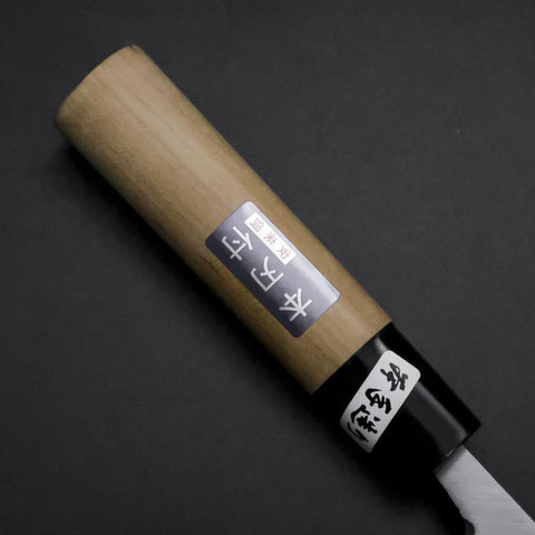 Deba White Steel #2 Kasumi Cherry Handle 120mm (4.7”)-[Musashi]-[Japanese-Kitchen-Knives]