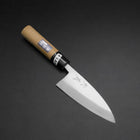 Deba White Steel #2 Kasumi Cherry Handle 120mm (4.7”)-[Musashi]-[Japanese-Kitchen-Knives]