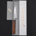 Deba White Steel #2 Kasumi Sumi Urushi Handle 120mm (4.7”)-[Musashi]-[Japanese-Kitchen-Knives]