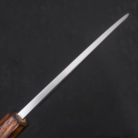 Deba White Steel #2 Kasumi Sumi Urushi Handle 150mm (5.9”)-[Musashi]-[Japanese-Kitchen-Knives]