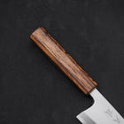 Deba White Steel #2 Kasumi Sumi Urushi Handle 150mm (5.9”)-[Musashi]-[Japanese-Kitchen-Knives]
