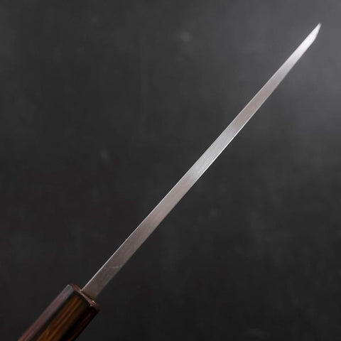 Deba White Steel #2 Kasumi Sumi Urushi Handle 180mm (7”)-[Musashi]-[Japanese-Kitchen-Knives]