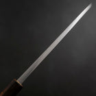 Deba White Steel #2 Kasumi Sumi Urushi Handle 180mm (7”)-[Musashi]-[Japanese-Kitchen-Knives]