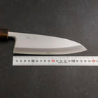 Deba White Steel #2 Kasumi Sumi Urushi Handle 180mm (7”)-[Musashi]-[Japanese-Kitchen-Knives]