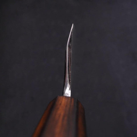 Deba White Steel #2 Kasumi Sumi Urushi Handle 195mm (7.7”)-[Musashi]-[Japanese-Kitchen-Knives]