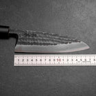 Deba White Steel #2 Kurouchi Tsuchime Cherry Handle 165mm (6.5”)-[Musashi]-[Japanese-Kitchen-Knives]