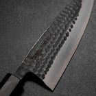 Deba White Steel #2 Kurouchi Tsuchime Walnut Handle 165mm (6.5”)-[Musashi]-[Japanese-Kitchen-Knives]