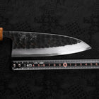 Deba White Steel #2 Kurouchi Tsuchime Yaki Urushi Handle 150mm (5.9”)-[Musashi]-[Japanese-Kitchen-Knives]