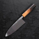 Deba White Steel #2 Kurouchi Tsuchime Yaki Urushi Handle 165mm (6.5”)-[Musashi]-[Japanese-Kitchen-Knives]