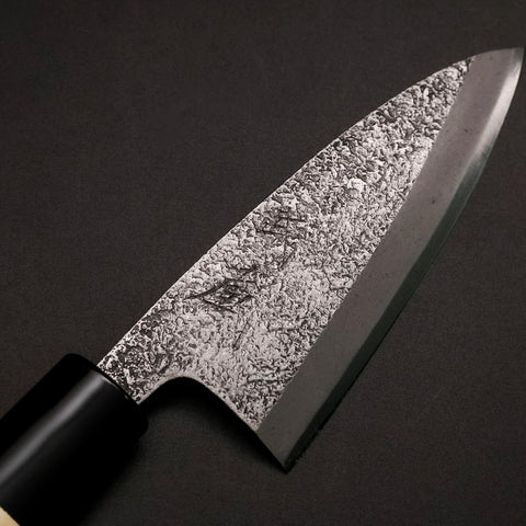 Deba White Steel #2 Nashiji Magnolia Handle 105mm (4.1”)-[Musashi]-[Japanese-Kitchen-Knives]
