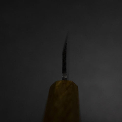 Deba White Steel #2 Nashiji Oak Handle 80mm (3.1”)-[Musashi]-[Japanese-Kitchen-Knives]