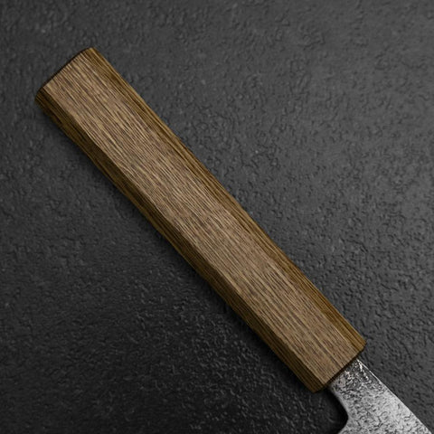 Deba White Steel #2 Nashiji Oak Handle 80mm (3.1”)-[Musashi]-[Japanese-Kitchen-Knives]