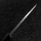 Deba White Steel #2 Polished Buffalo Ebony Handle 120mm (4.7”)-[Musashi]-[Japanese-Kitchen-Knives]