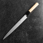 Fuguhiki White Steel #3 Kasumi Buffalo Magnolia Handle 240mm (9.4”)-[Musashi]-[Japanese-Kitchen-Knives]