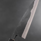 Funayuki Blue Steel #2 Kurouchi Buffalo Magnolia Handle 150mm (5.9”)-[Musashi]-[Japanese-Kitchen-Knives]