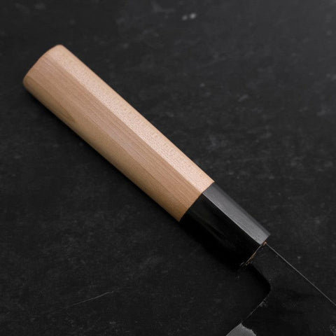 Funayuki Blue Steel #2 Kurouchi Buffalo Magnolia Handle 150mm (5.9”)-[Musashi]-[Japanese-Kitchen-Knives]