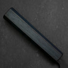 Funayuki Blue Steel #2 Kurouchi Dark Blue Urushi Handle 145mm (5.7”)-[Musashi]-[Japanese-Kitchen-Knives]