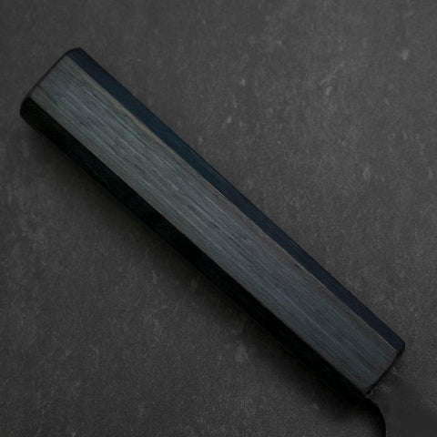 Funayuki Blue Steel #2 Kurouchi Dark Blue Urushi Handle 145mm (5.7”)-[Musashi]-[Japanese-Kitchen-Knives]