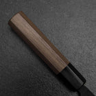Funayuki Blue Steel #2 Kurouchi Walnut Handle 120mm (4.7”)-[Musashi]-[Japanese-Kitchen-Knives]