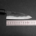 Funayuki Blue Steel #2 Kurouchi Walnut Handle 120mm (4.7”)-[Musashi]-[Japanese-Kitchen-Knives]
