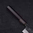 Funayuki Blue Super Kurouchi Buffalo Ebony Handle 165mm (6.5”)-[Musashi]-[Japanese-Kitchen-Knives]