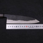 Funayuki Blue Super Kurouchi Buffalo Ebony Handle 165mm (6.5”)-[Musashi]-[Japanese-Kitchen-Knives]