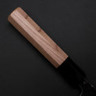 Funayuki Sabaki Blue Steel #1 Kurouchi Buffalo Magnolia Handle 165mm (6.5”)-[Musashi]-[Japanese-Kitchen-Knives]